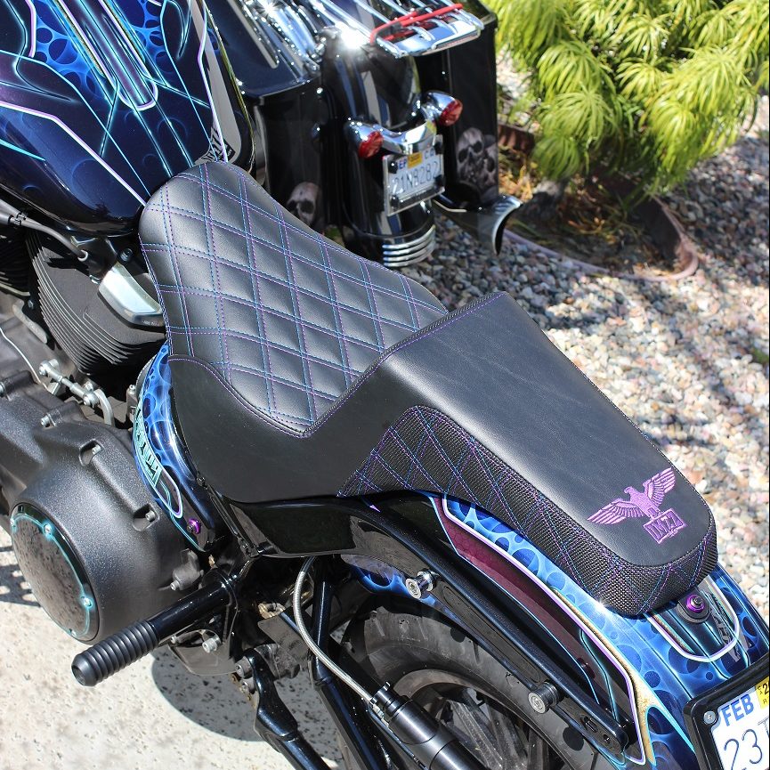 Imzz x Saddlemen Seat for M8 FXBB w/Upgraded FXLR or Heritage Gas