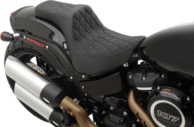 DRAG SPECIALTIESハーレーエボ　ソフテイルシート Drag Specialties Predator III Seat for M8 Softails – Imzz Elite