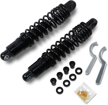 DRAG Specialties 調整式ショック12インチ　スポーツスター Drag Specialties Premium Adjustable Shocks for Sportster – Imzz Elite