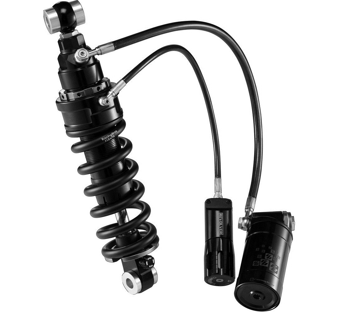 Racing Bros Remote Reservoir Shock for M8 Softail – Imzz Elite