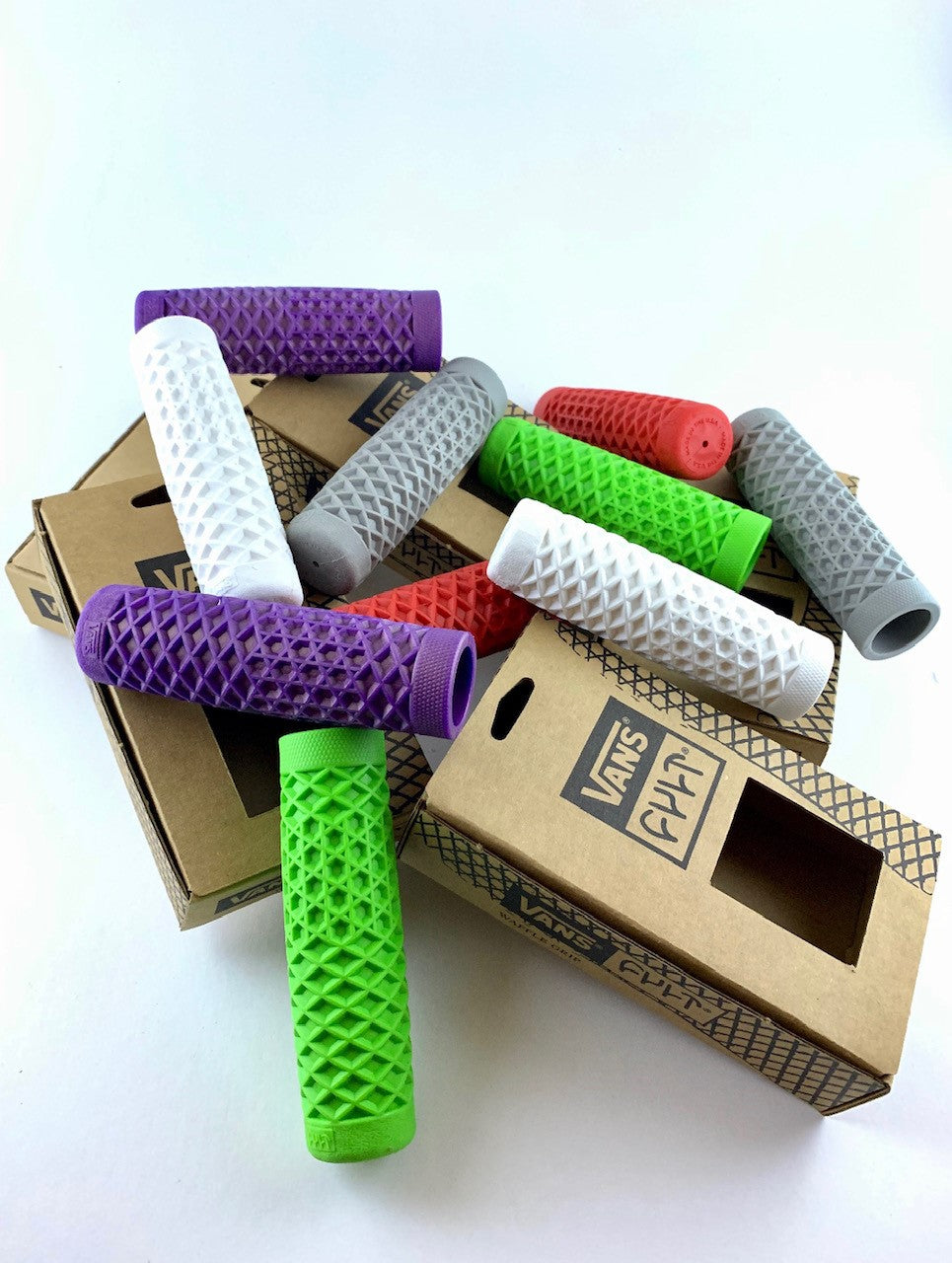 Vans x ODI Harley Grips – V-Twin Waffle Motorcycle Grips – Imzz Elite