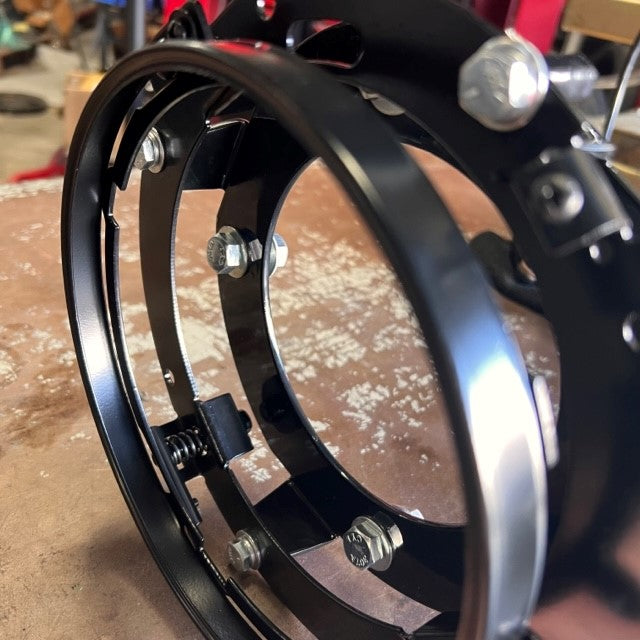 Elite 7" Round Headlight Ring & Adapter For FXR Fairing