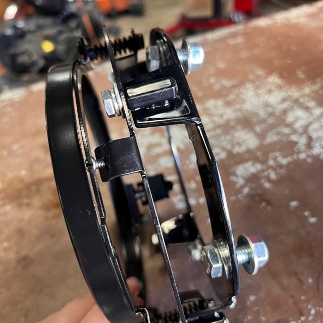 Elite 7" Round Headlight Ring & Adapter For FXR Fairing