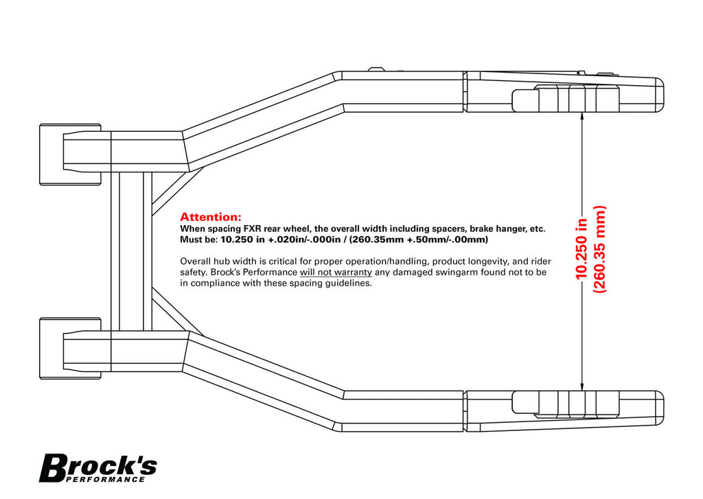 Brock’s Performance FXR Swingarm
