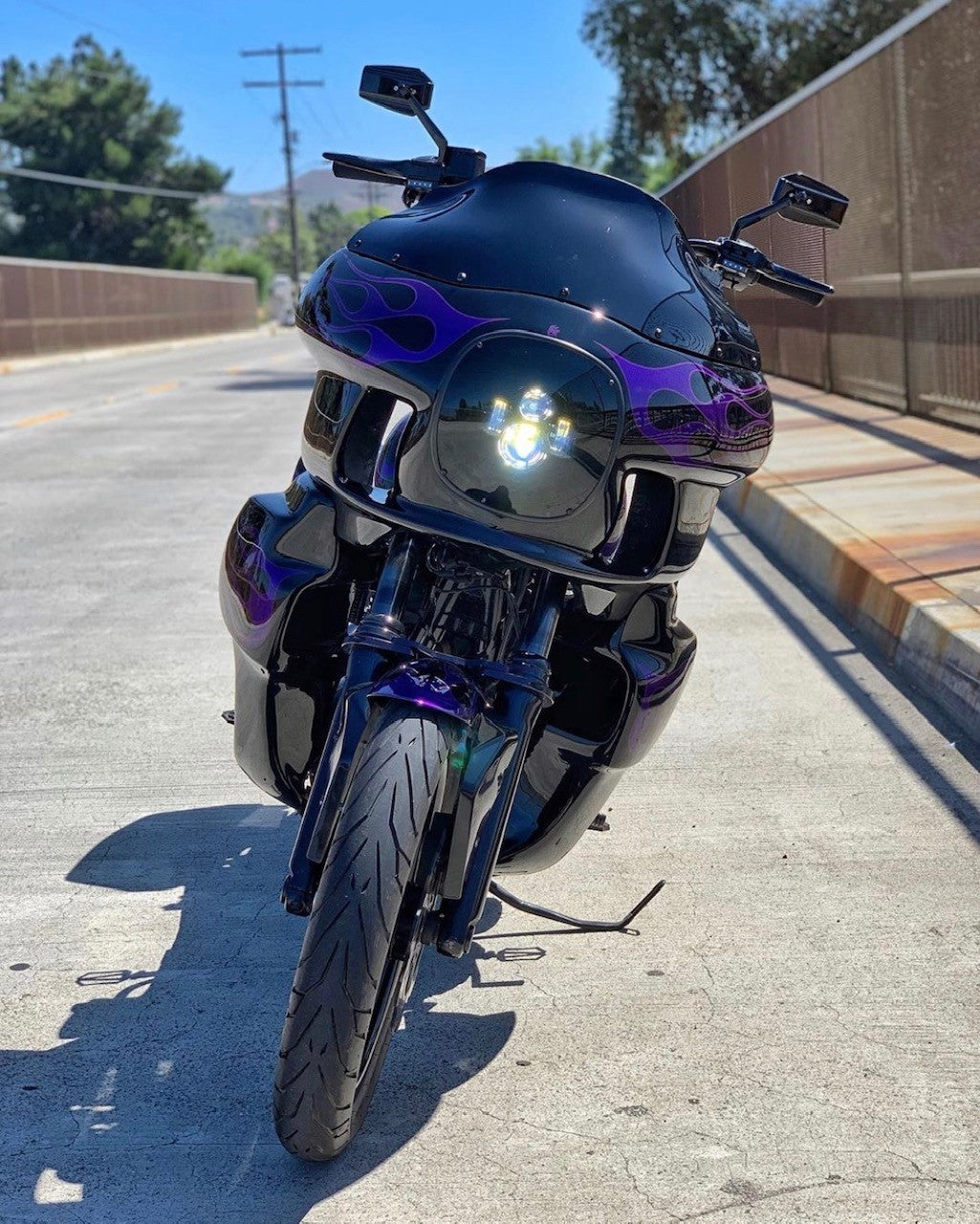 ハーレーFXRTレッグガード FXRT Fairing, Fiberglass – Imzz Elite