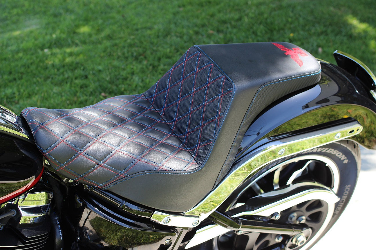 Imzz x Saddlemen Step-Up Seat for M8 FatBob FXFB/FXFBS – Imzz Elite