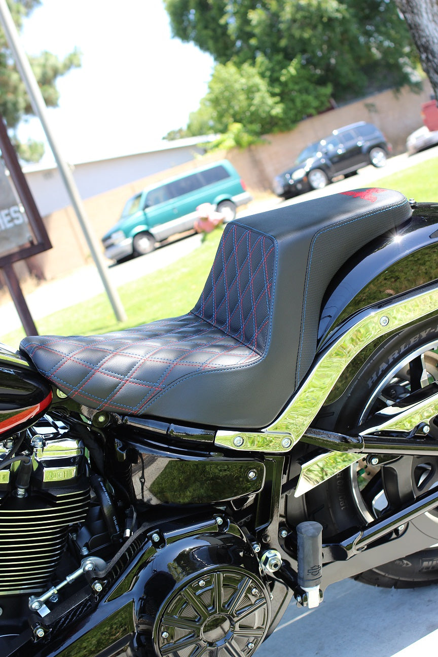 Imzz x Saddlemen Step-Up Seat for M8 FatBob FXFB/FXFBS – Imzz Elite