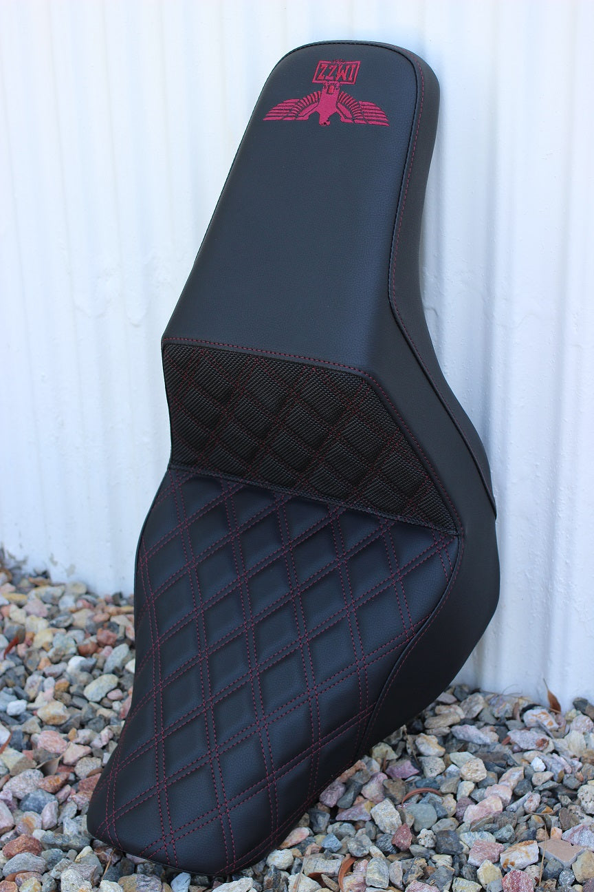 Imzz x Saddlemen Step-Up Seat for M8 FatBob FXFB/FXFBS