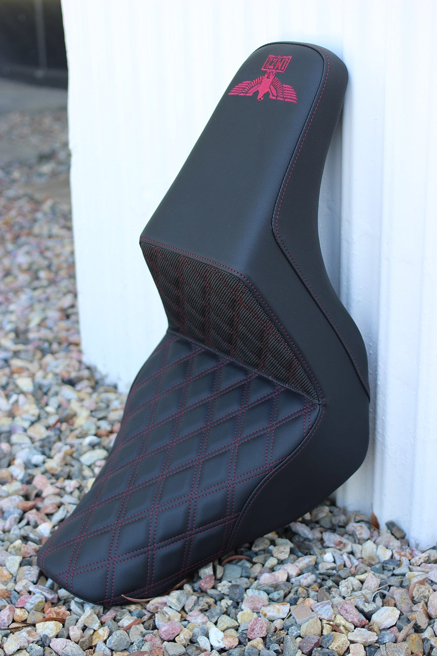 Imzz x Saddlemen Step-Up Seat for M8 FatBob FXFB/FXFBS