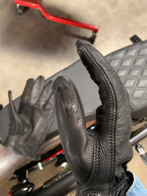 Highway 21 Louie Deer Skin Riding Glove
