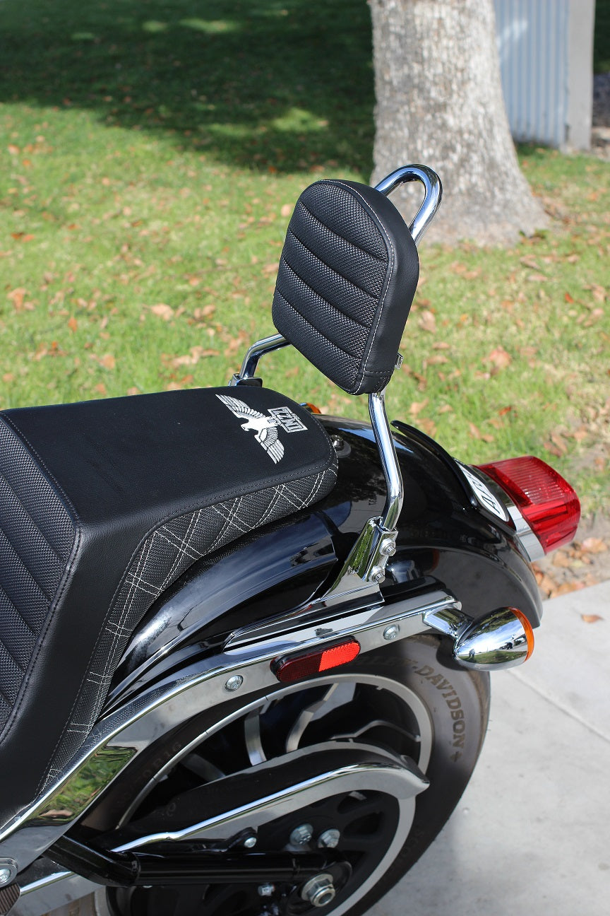 Imzz Elite Signature All-In-One Sissy Bar Kit for 18+ Softails