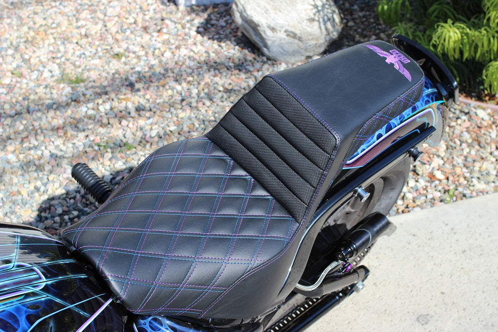 Imzz x Saddlemen Seat for M8 FXBB w/Upgraded FXLR or Heritage Gas Tank