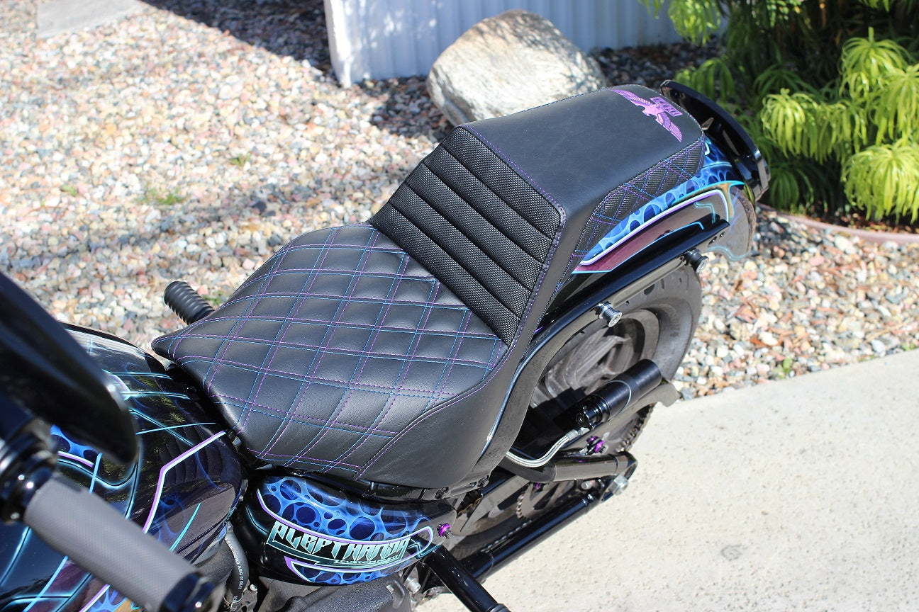 Imzz x Saddlemen Seat for M8 FXBB w/Upgraded FXLR or Heritage Gas