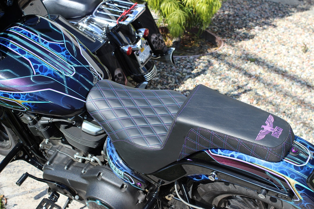 Imzz x Saddlemen Seat for M8 FXBB w/Upgraded FXLR or Heritage Gas Tank