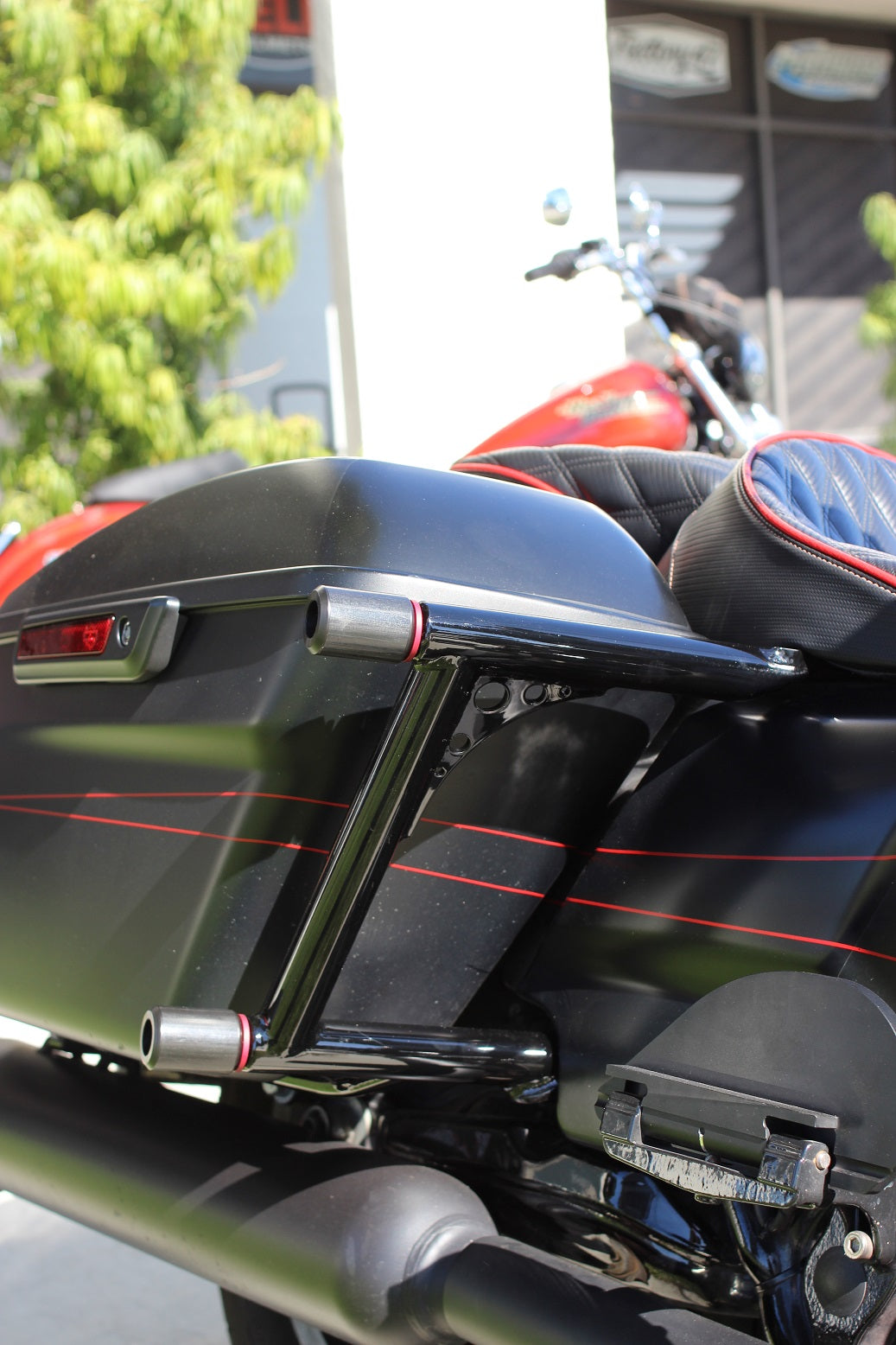 bagger rear crash bar