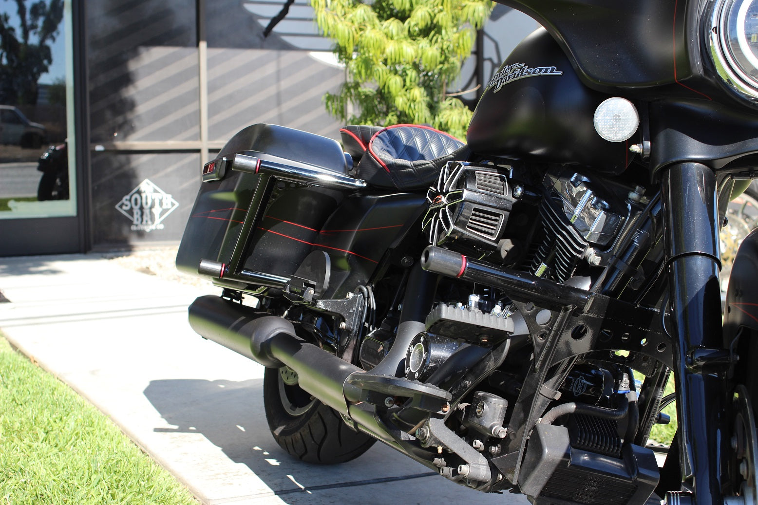 rear bagger crash bar