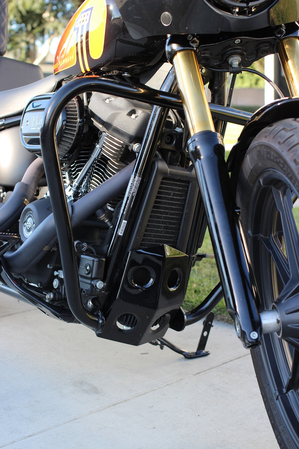 skid plate for m8 softails