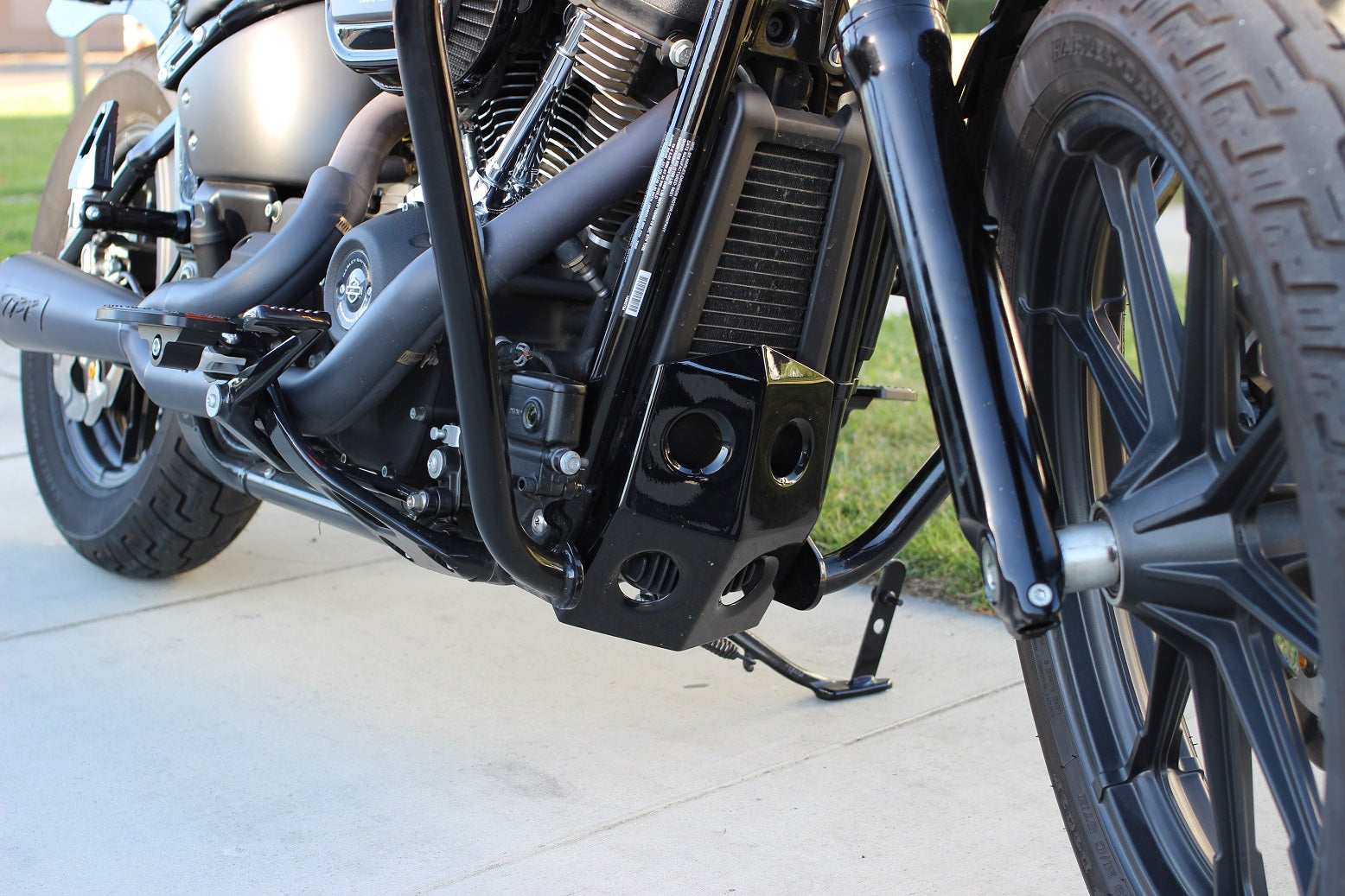 skid plate for m8 softails