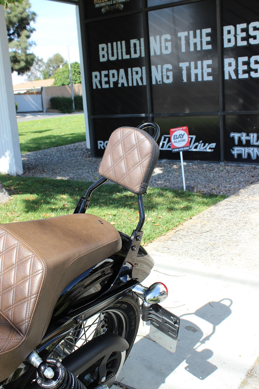Imzz Elite Signature All-In-One Sissy Bar Kit for 18+ Softails