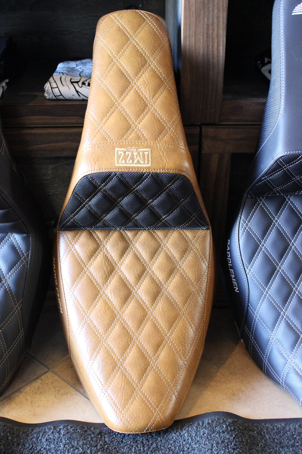 Imzz Elite Signature Saddlemen Step Up Seat for Indian Scout Bobber