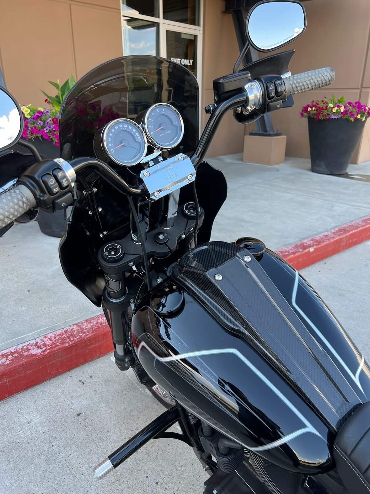 carbon fiber center console