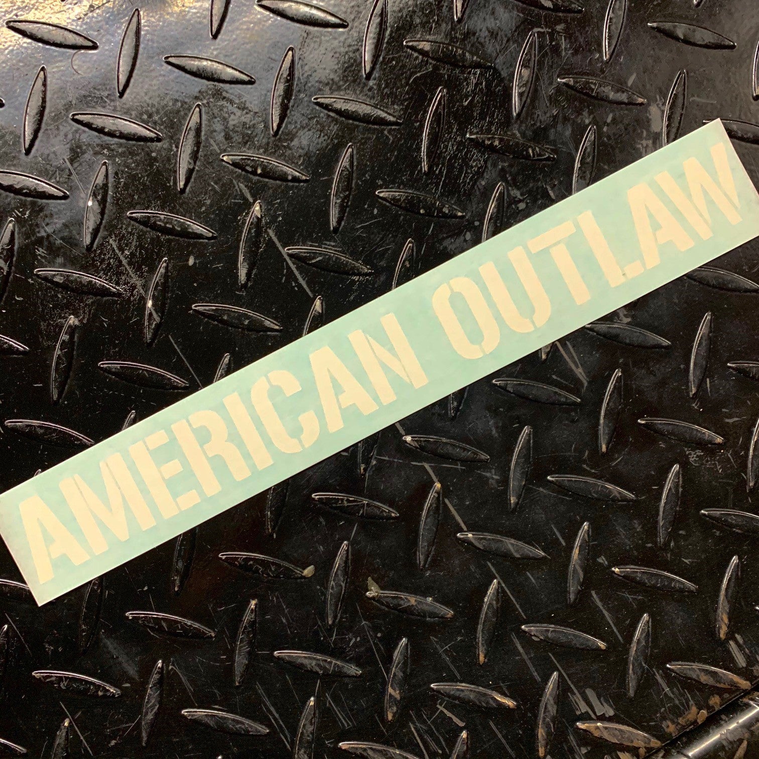 AMERICAN OUTLAW Swingarm Sticker