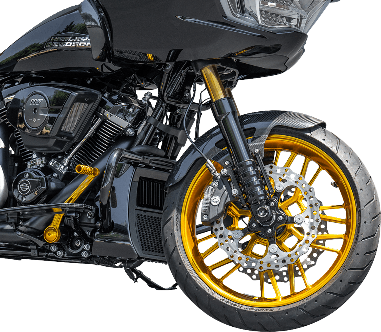 performance bagger carbon fiber front fender