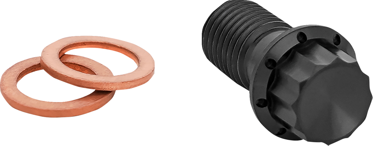 Black Arlen Ness titanium brake banjo bolt