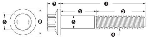 ARP 7/16-14 x 1-1/2