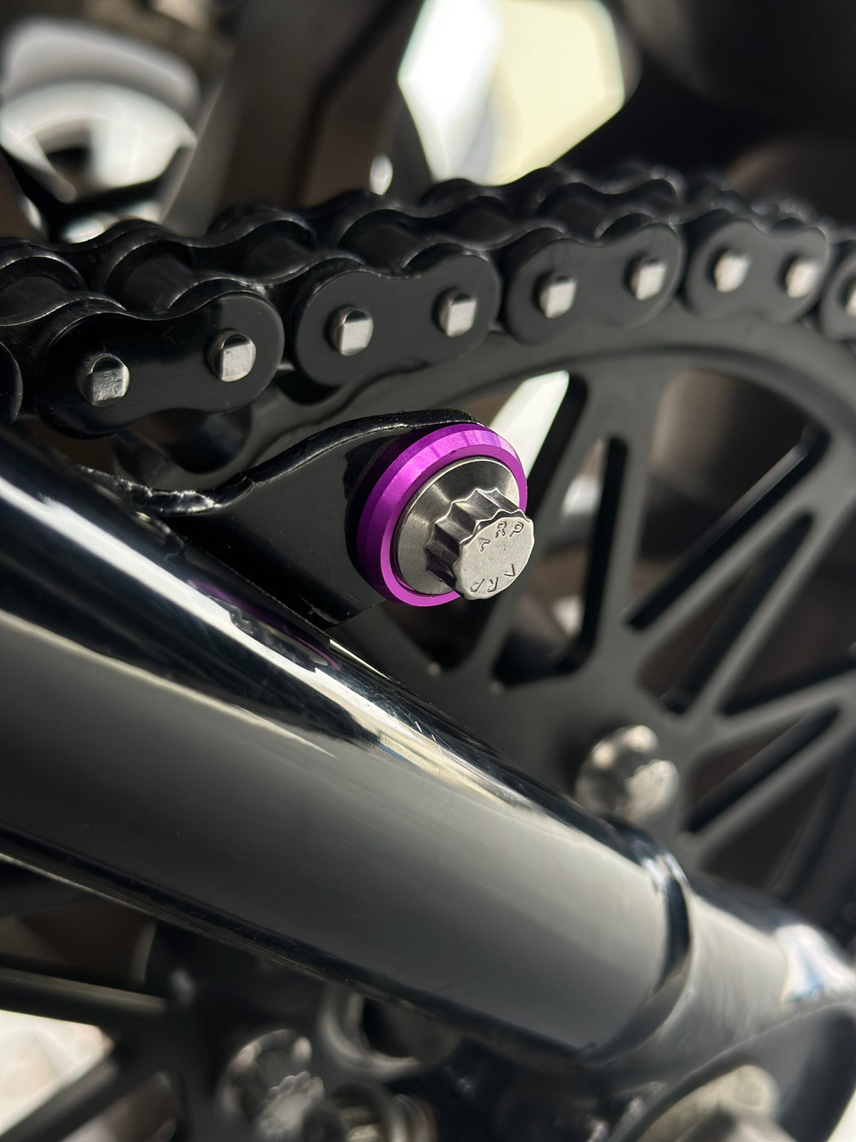 Imzz Elite ARP M8 Softail belt guard delete kit with bolts washers and nuts