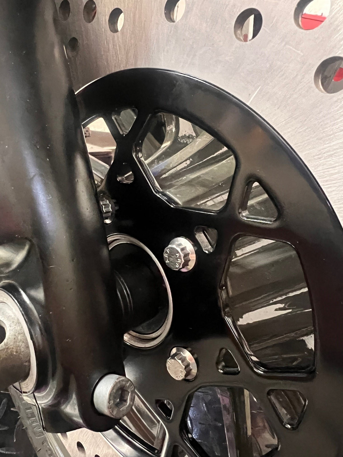 Stainless steel ARP front brake rotor bolts for Harley-Davidson