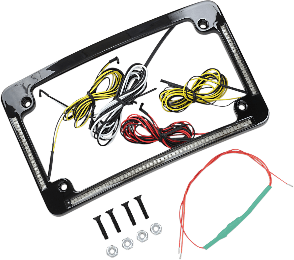 All-In-One LED Motorcycle Plate Frame