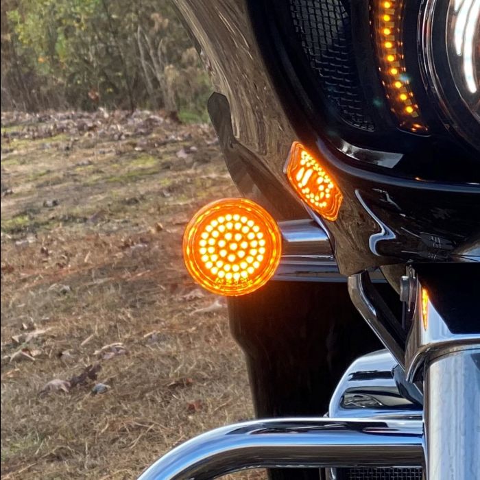 led lighting turn signals for harley