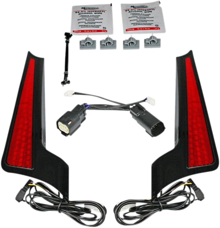 Custom Dynamics Dual Intensity Red LED Fascia Panels