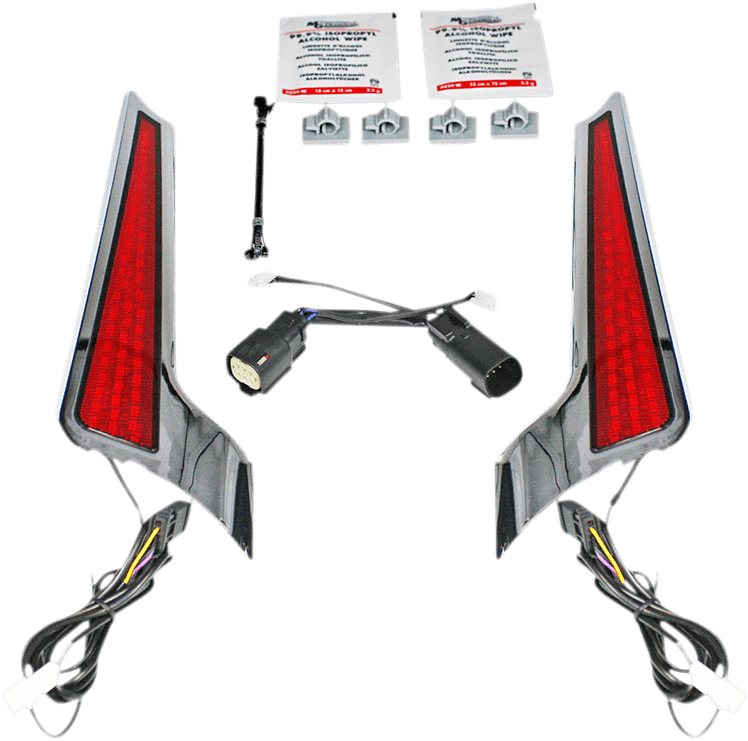 Custom Dynamics Dual Intensity Red LED Fascia Panels