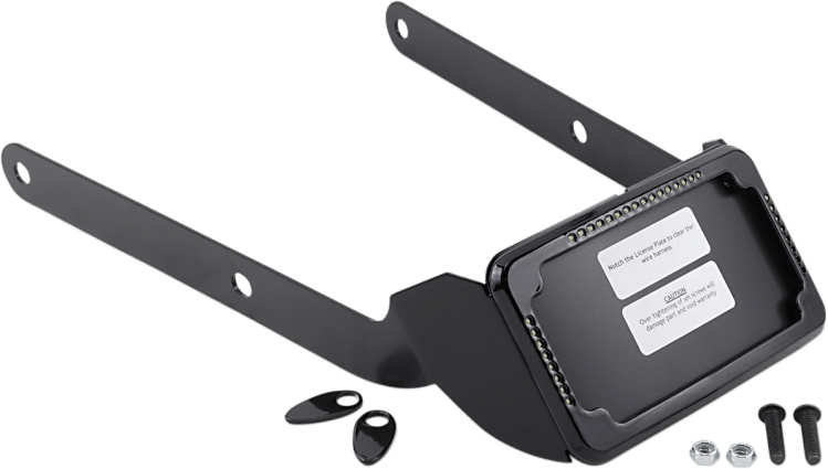 Cycle Visions Curved License Plate Mount for 2018+ Softail