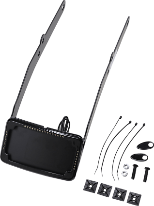 Cycle Visions Curved License Plate Mount for 2018+ Softail