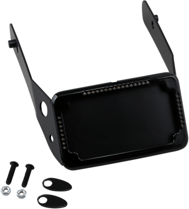 Cycle Visions Curved License Plate Mount for Dyna