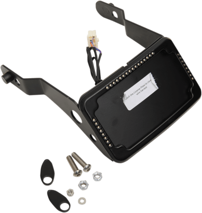 Cycle Visions Curved License Plate Mount for Dyna