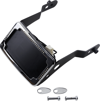 Cycle Visions Curved License Plate Mount for Dyna
