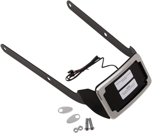 Cycle Visions Curved License Plate Mount for 2018+ Softail