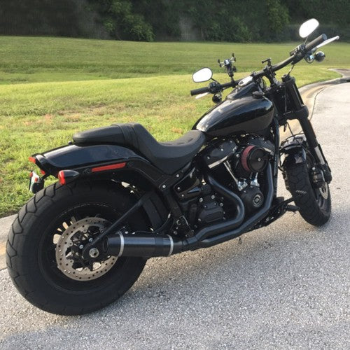 D&D 2018-2021 2:1 Softail M8 Bob Cat Up-Swept Exhaust