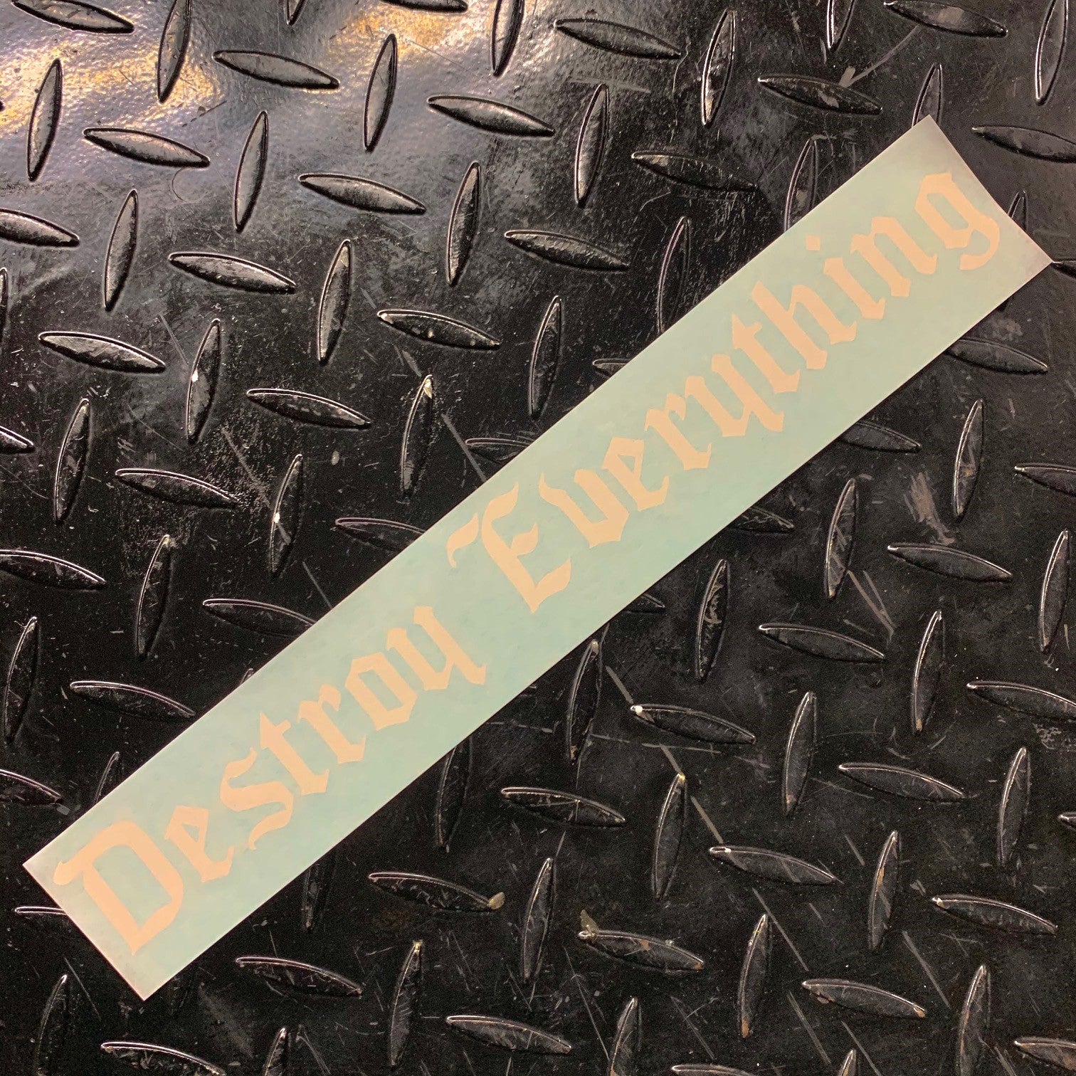 DESTROY EVERYTHING Swingarm Sticker