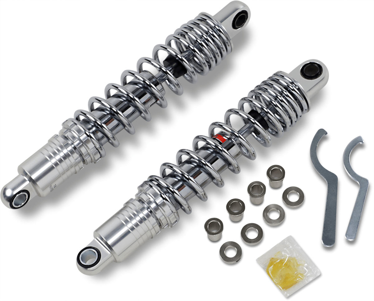 Drag Specialties Premium Adjustable Shocks for FXR – Imzz Elite Drag Specialties Premium Adjustable Shocks for FXR – Imzz Elite