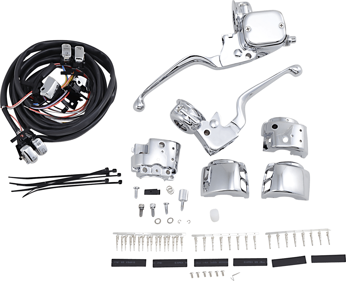 Drag Master Cylinder Handlebar Control Kit with Switches