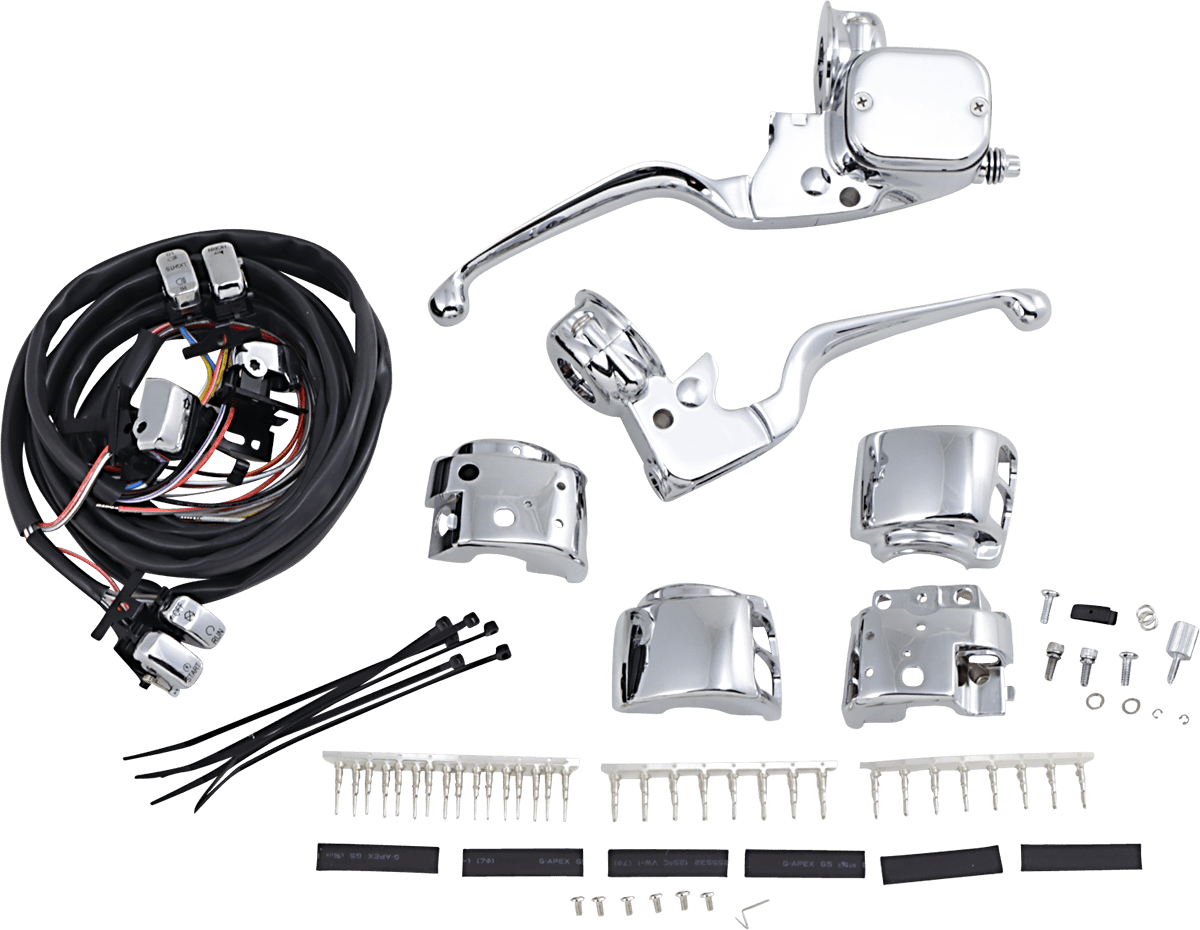 Drag Master Cylinder Handlebar Control Kit with Switches