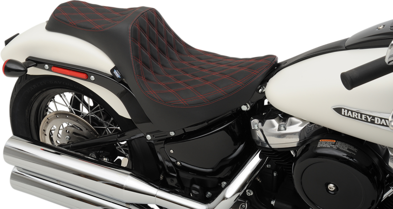 Drag Specialties Predator III Seat for M8 Softails