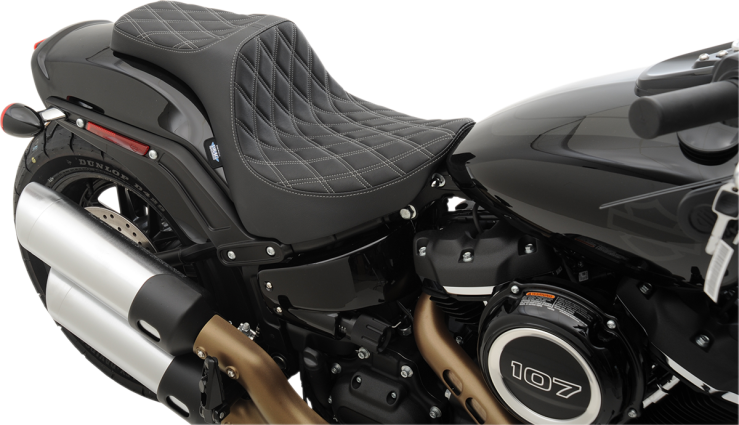 Drag Specialties Predator III Seat for M8 Softails