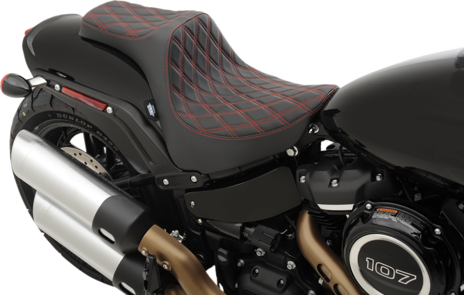 Drag Specialties Predator III Seat for M8 Softails