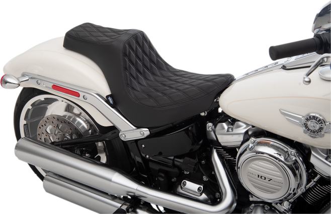 Drag Specialties Predator III Seat for M8 Softails